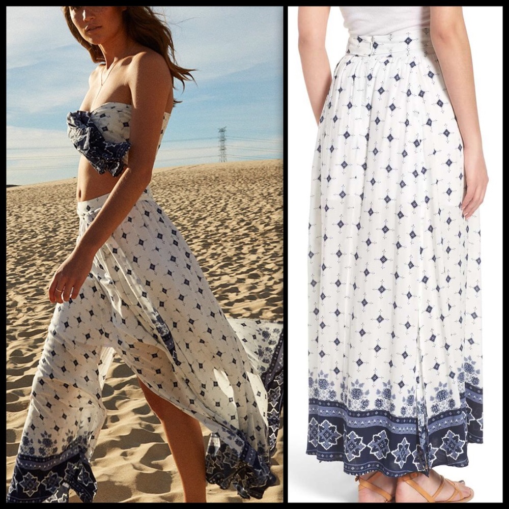 SOMEDAYS LOVIN 🏝 Morning Tide Maxi Skirt NWT - Picture 2 of 3